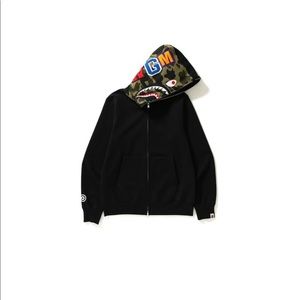 Black only came out in Japan Bape hoodie